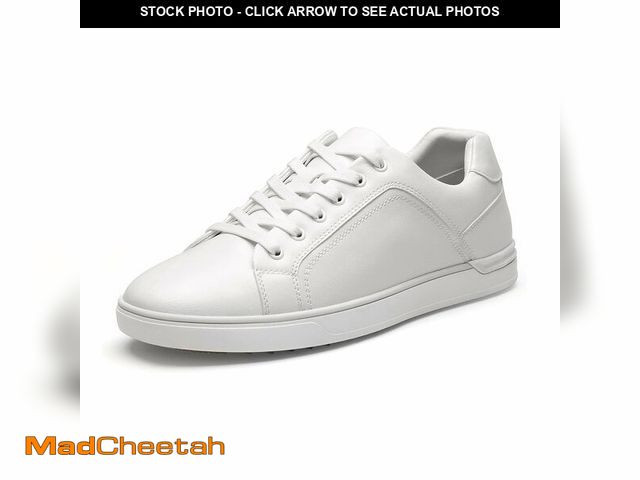 Lot 74-12699079 - Bruno Marc Men's Casual Dress Sneakers Fashion Oxfords Skate Shoes for Men,Size 10,White,SBFS211M - ...