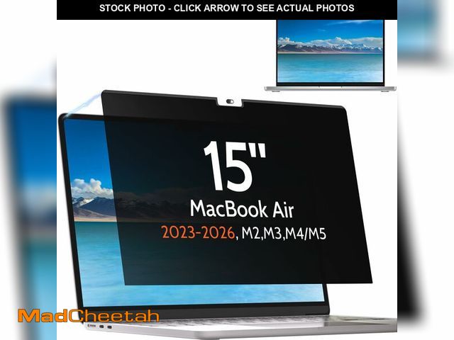 Lot 74-14269816 - Mamol Privacy Screen for MacBook Air 15 Inch 2023-2026 (M2 M3 M4 M5), Magnetic Removable Anti Glare ...