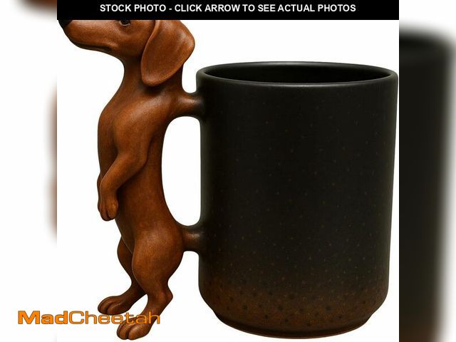 Lot 74-12841904 - GPT RACK Dachshund Mug Adorable 11oz Coffee Cup with 3D Dachshund Handle Perfect Gifts for Men &amp;...