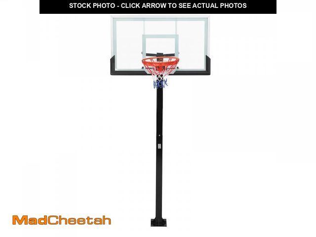 Lot 74-12263053 - Inground Basketball Hoop 55" Shatterproof Tempered Glass Backboard (BACKBOARD ONLY) - UNUSED