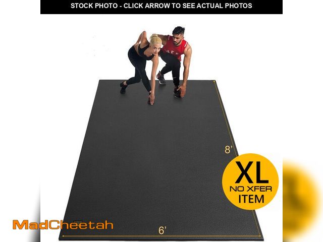 Lot 74-13091329 - GXMMAT Extra Large Exercise Mat 16'x6'/12'x6'/10'x6'/8'x6'(7mm), Extra Wide Workout Mats for Home Gy...