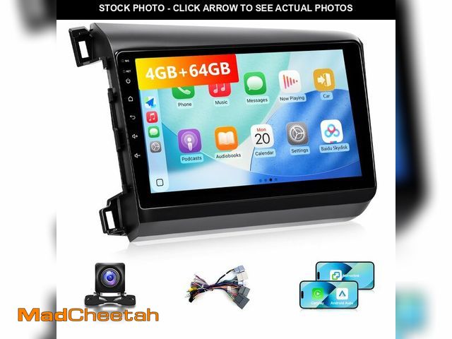 Lot 74-14304083 - XGU Android 13 Stereo for Honda Civic 2012 2013 2014 2015 with Apple CarPlay Android Auto | 9" IPS T...