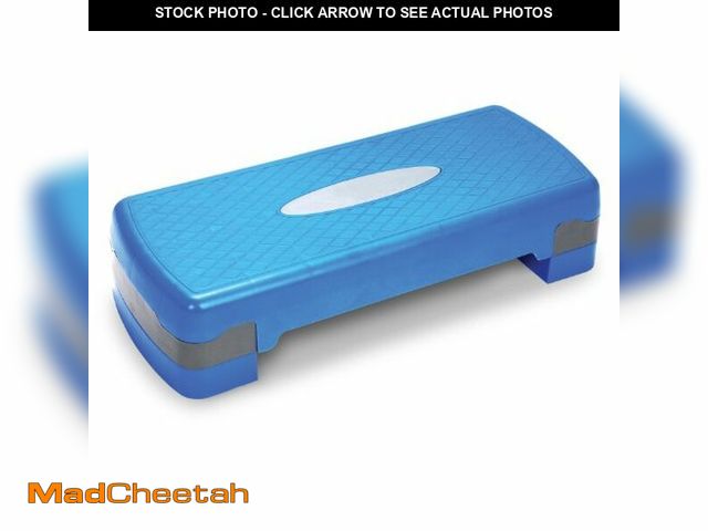 Lot 74-12665359 - Tone Fitness Aerobic Step, Blue | Exercise Step Platform, Medium - UNUSED