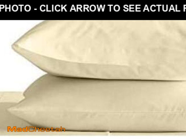 Lot 74-12120719 - Set of Two Oversized Superhuge Pillow Case - Cover - 100% Egyptian Cotton, 600 Thread Count Sateen, ...