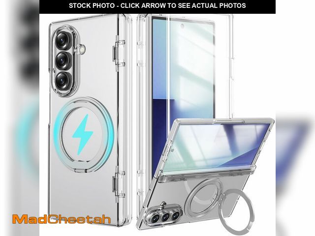 Lot 74-12980210 - YQODSZ for Samsung Galaxy Z Fold 7 Case with Ring Holder Stand, Z Fold7 Magnetic Case Compatible Mag...