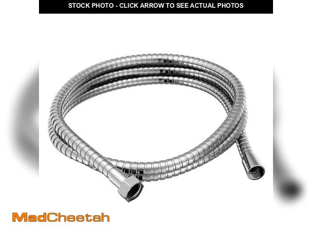Lot 74-12703765 - Moen Chrome Hand Shower Replacement 69-Inch Metal Double Lock Hose, A726 - USED