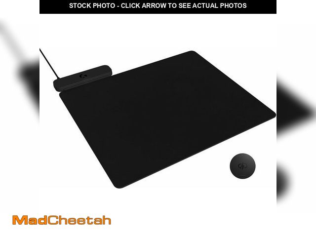 Lot 74-14358095 - (MISSING WIRELESS PUCK) Logitech G POWERPLAY 2 Wireless Charging Mouse Pad for Compatible Gaming Mic...