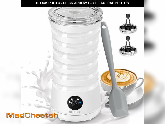 Lot 74-14272103 - Secura Electric Milk Frother, Automatic Milk Steamer, 4-IN-1 Hot &amp; Cold Foam Maker-8.4oz/240ml M...