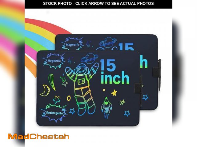 Lot 74-12359335 - ARAGIT 2 Pack 15 Inch LCD Writing Tablets for Kids, Reusable Doodle Board Writing Board for Back to ...