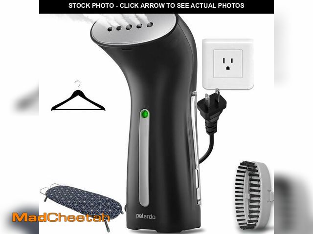 Lot 74-14384136 - Polardo Travel Garment Steamer - Compact Portable Handheld Clothes Steamer with 360ÃÂ° Anti-Spill T...
