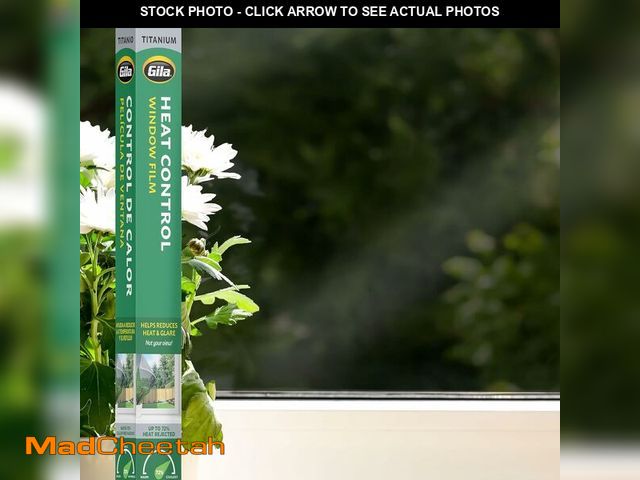 Lot 74-14067307 - Gila Heat Control Titanium Window Film, 48in x 1200in - UNUSED