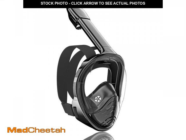 Lot 74-11555666 - QingSong Kids Snorkel Mask Full Face, Snorkeling Set with Camera Mount, 180 Degree Panoramic View Sn...