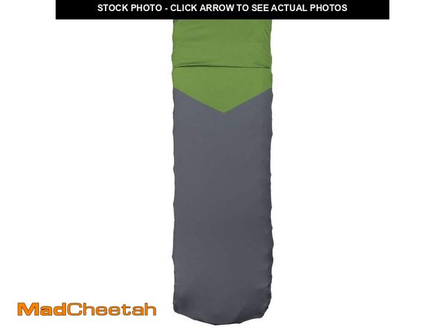 Lot 74-12308892 - Klymit Static V Sheet, Sleeping Pad Cover, Green/Gray, Regular - USED