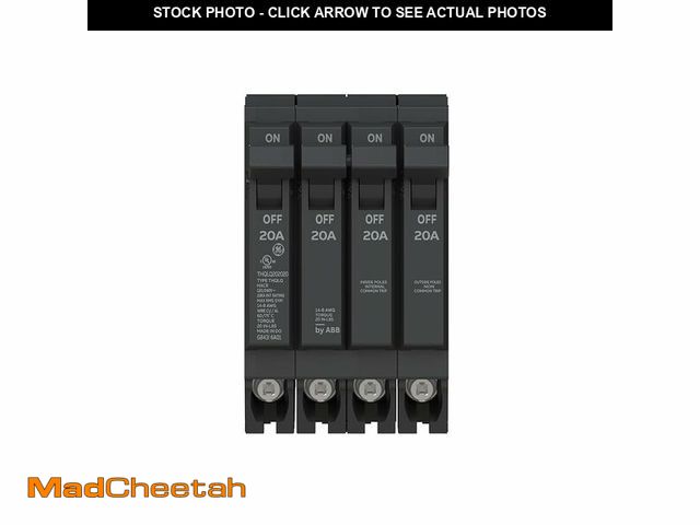 Lot 74-12697781 - ABB Q-LineÃÂ® THQLQ202020 Quad Circuit Breaker Ã¢â¬Â¢ 20A/1P &amp; 20A/2P &amp; 20A/1P Configurati...