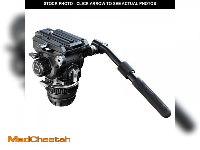Lot 74-12312985 - SmallRig DH12 Professional Fluid Video Head with 6-Step Counterbalance Dynamic, Step-Less Damping Ad...