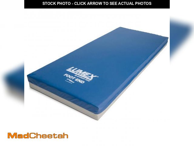 Lot 74-12260699 - Lumex Select Hospital Bed Mattress, Multi-Layer Medical Foam, Fluid-Resistant, Twin XL, 35x80" - UNU...