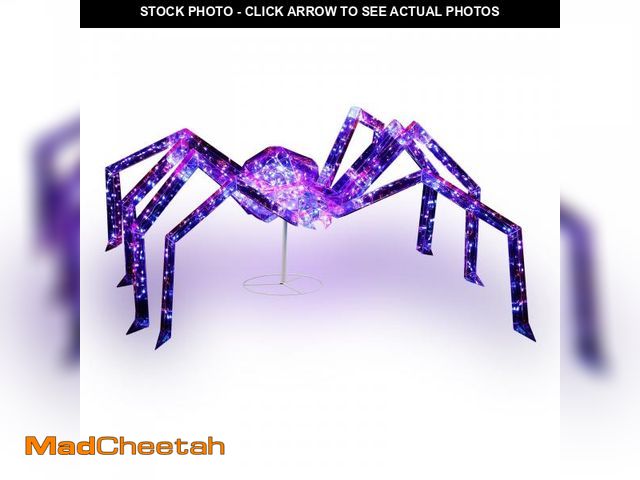Lot 74-12536442 - Pre-Lit Prismatic Spider - USED