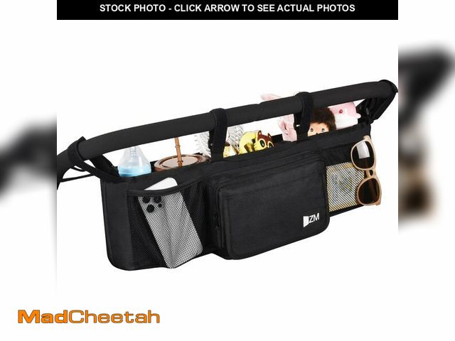 Lot 74-13967635 - ZZM Double Stroller Organizer for Bob Duallie and Baby Jogger City Mini GT2, Double Baby Stroller Ac...