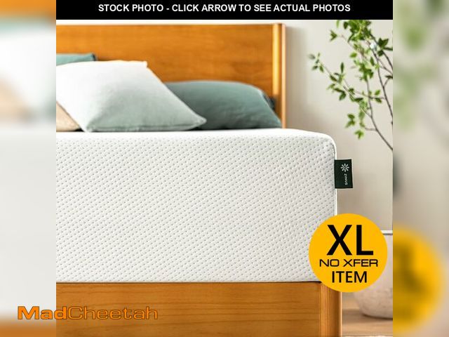 Lot 74-12568385 - ZINUS 12 Inch King Green Tea Memory Foam Mattress [New Version], Fiberglass free, Medium Firm Feel, ...