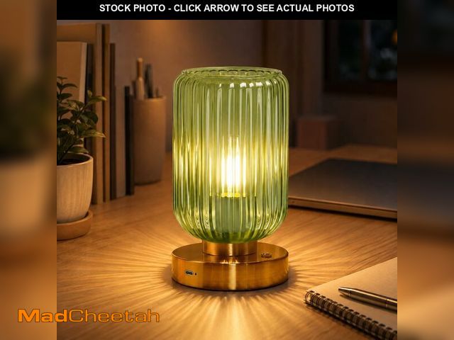 Lot 74-14269507 - LightRound Cordless Table Lamp for Bedroom, 7500mAh Rechargeable Battery Operated Lamp, Modern Touch...