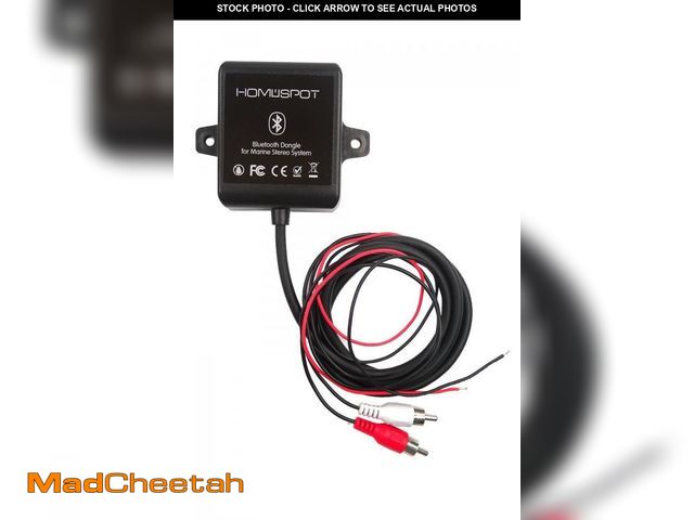 Lot 74-12433791 - Bluetooth Marine Receiver Adapter Waterproof by HomeSpot Stereo Head Units for Marine Yacht, Boats V...