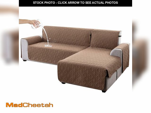 Lot 74-14147771 - Genina Sectional Couch Covers for Dogs L Shaped Sofa Covers Chaise Lounge Cover Reversible Couch Cov...