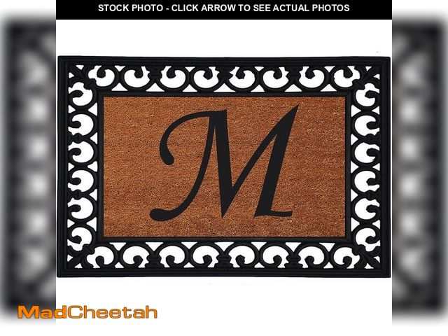 Lot 74-13382208 - Calloway Mills 180041925M Monogram Insert Doormat 19" x 25" (Letter M) - UNUSED
