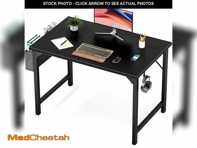 Lot 74-13042452 - (MISSING HARDWARE) Sweetcrispy Small Computer Office Desk 40 Inch Student Study Writing Work with Me...