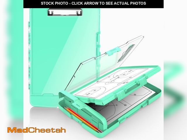 Lot 74-14272533 - Sooez Original Clipboard with 2 Storage &amp; Pen Holder, Heavy Duty Clip Boards 8.5x11 with Dual St...