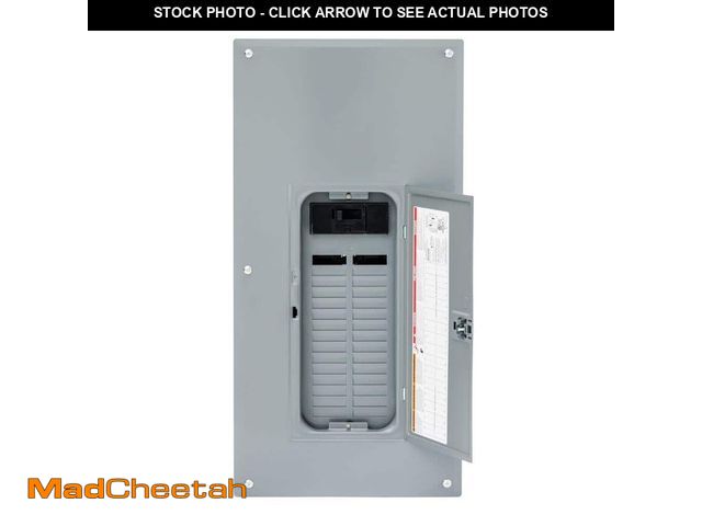 Lot 74-14073112 - Square D QO 200 Amp 30-Space 30-Circuit Indoor Main Breaker Plug-On Neutral Load Center with Cover -...