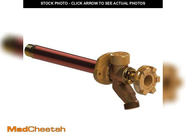 Lot 74-12921461 - *DIRTY* Woodford 1/2 in. x 3/4 in. Brass Sweat x MPT x 8 in. L Freeze-Resistant Anti-Siphon Sillcock...