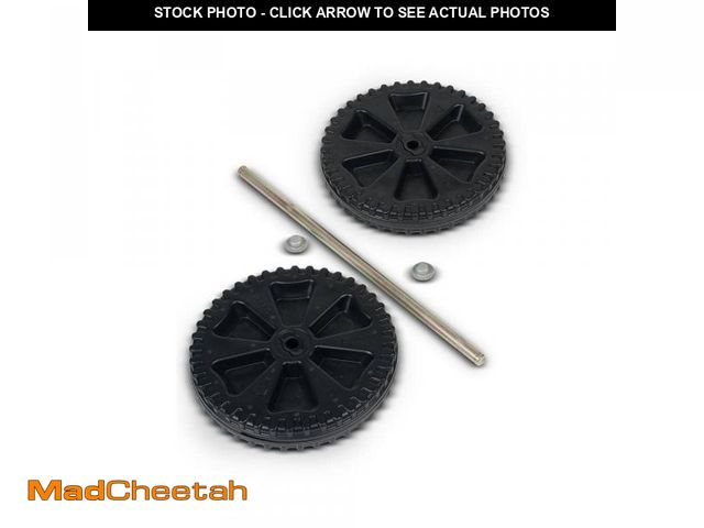 Lot 74-12424899 - Toter Replacement Wheel Kit for 64 Gal. Two Wheel Trash Can - UNUSED