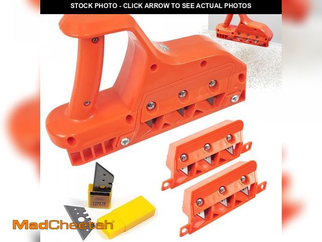 Lot 74-12305811 - Drywall Cutting Tool, Plasterboard Angle Fast Cutter, Precise 45 60 Gypsum Board Chamferer With 10 B...