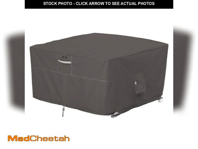 Lot 74-14254860 - Classic Accessories Ravenna Square Fire Pit Table Cover - UNUSED