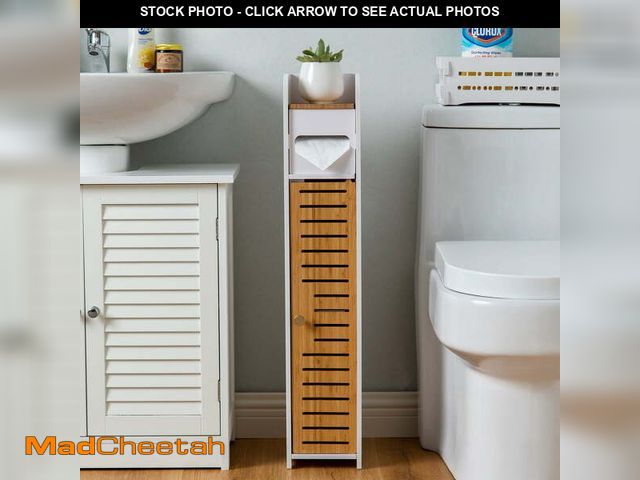 Lot 74-12890813 - Toilet Paper Storage,Toilet Paper Holder Stand Beside Toilet Storage for Bathtroom Storage,Bathroom ...