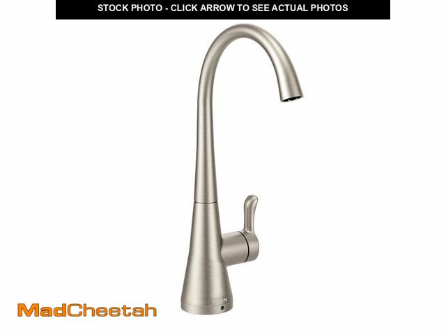 Lot 74-13546098 - Moen Spot Resist Stainless Sip Transitional Cold Water Kitchen Beverage Faucet with Optional Filtrat...