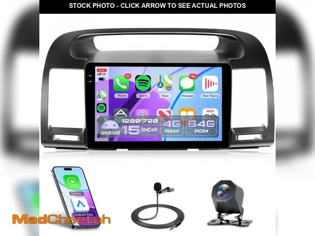 Lot 74-12434146 - Car Radio for Toyota Camry 2000 2001 2002 2003 2004 2005 2006, Rimoody Car Stereo with Android 13 GP...