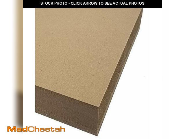 Lot 74-13567547 - Chipboard- 8"x10" 22pt (100 Sheets) - 100% Recycled- Made in USA - UNUSED