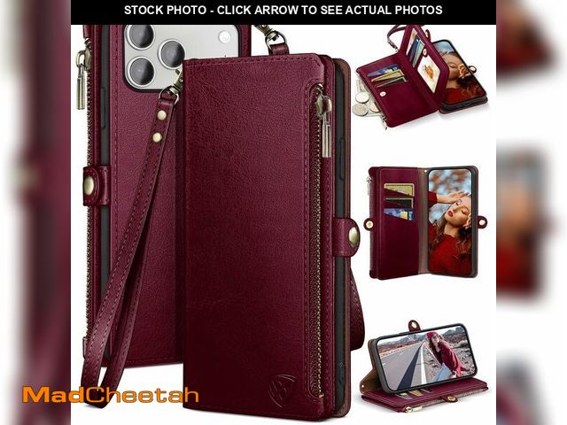 Lot 74-14341686 - XcaseBar compatible with iPhone 17 Pro Max 6.9" Wallet case with Zipper Credit Card HolderÃ£â¬ÂRFI...