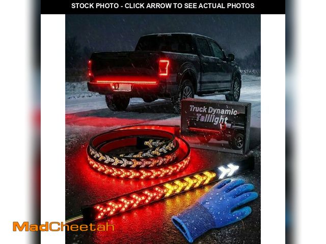 Lot 74-14205656 - 60-Inch LED Tailgate Light Bar Strip,2026 Truck Dynamic Taillight with Brake, Turn Signal, Reverse &...