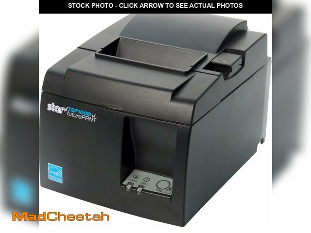 Lot 74-14307598 - Star Micronics TSP143IIIU USB Thermal Receipt Printer with Device and Mfi USB Ports, Auto-cutter, an...