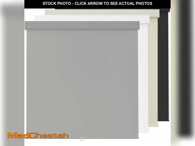 Lot 74-14250556 - 100% Blackout Roller Shades Cordless Blinds for Indoor Windows,Free-Stop Window Shades Pull Down,The...