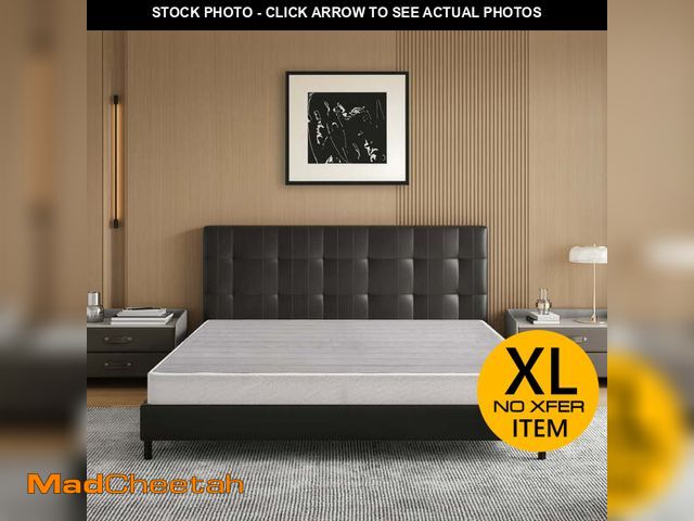 Lot 74-12779115 - EGOHOME 5 inch Queen Size Metal Box Spring, Easy Assembly Mattress Foundation - UNUSED