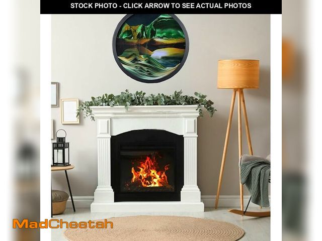 Lot 74-13836193 - Oneshow Moving Sand Art Wall Art 3D Deep Sea Sandscape 360ÃâÃÂ° Rotation Circular Sand Art Liqui...