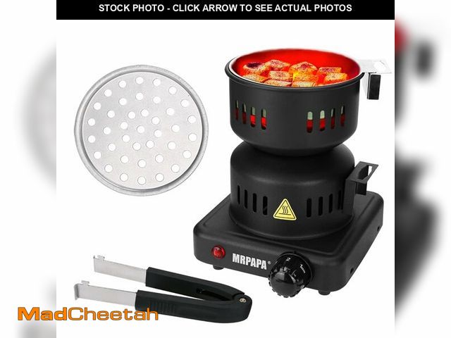 Lot 74-14150676 - MRPAPA Electric Charcoal Starter, Electric Stove ETL Approved Durable Multipurpose Electric Stove,Ov...