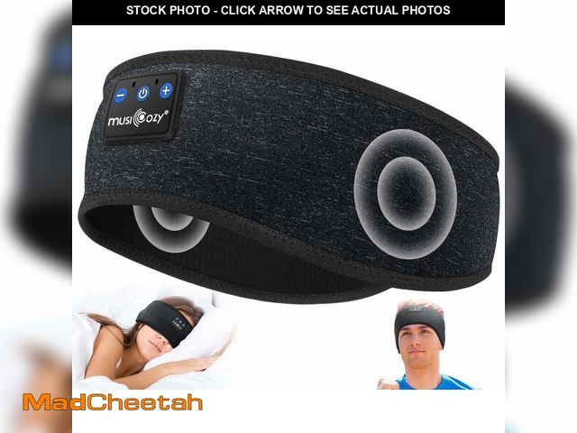 Lot 74-13546331 - MUSICOZY Sleep Headphones Bluetooth 5.4 Headband, Wireless Earphones Music Sleep Earbuds Sleeping Ey...