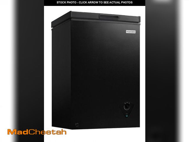 Lot 74-12489093 - Igloo 3.5 Cu. Ft. Chest Freezer with Removable Basket and Front Defrost Water Drain, Small Deep Free...