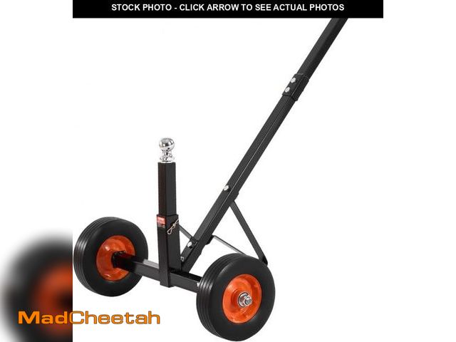 Lot 74-12098611 - VEVOR Trailer Dolly, 600lbs Tongue Weight Capacity, Carbon Steel Trailer Mover with 16.5 inch and 22...