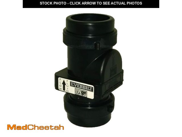 Lot 74-14368495 - Everbilt 2 in. Sewage Check Valve with Compression Fittings - UNUSED