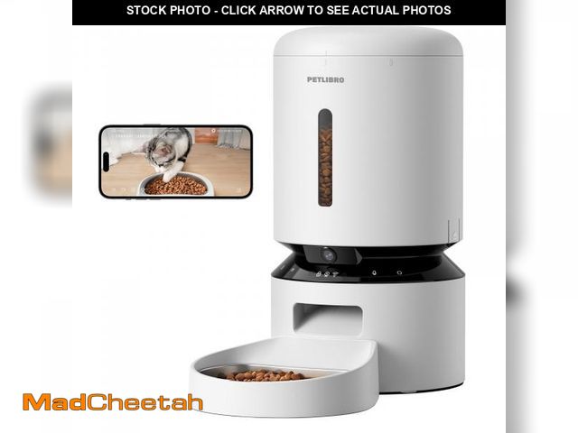 Lot 74-11982588 - PETLIBRO Automatic Cat Feeder with Camera, 1080P HD Video with Night Vision, 5G WiFi Pet Feeder with...